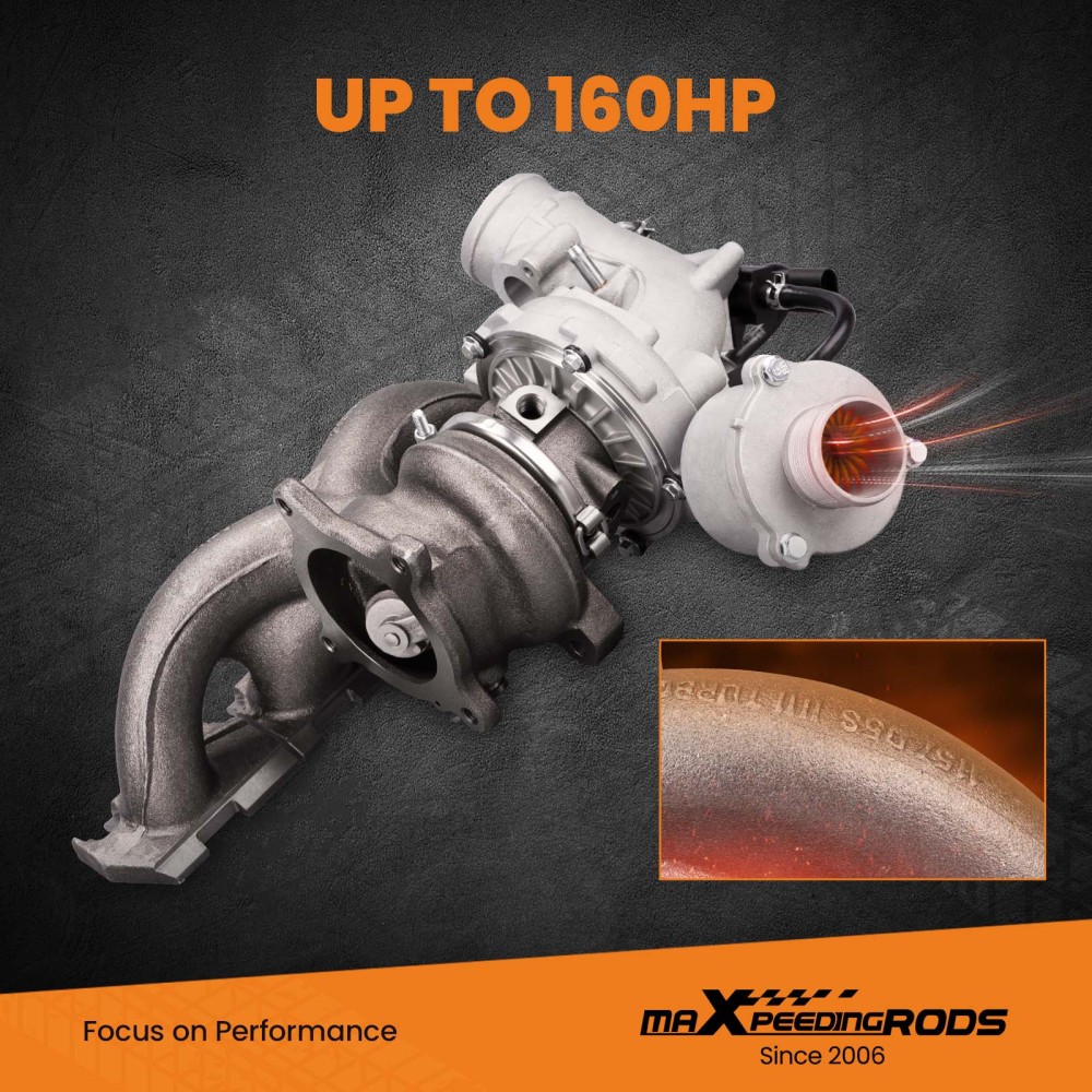 Turbocharger with Exhaust Manifold compatible for AudiA4 A5 A6 S4 S5 compatible for VW Volkswagen 2.0 TFSI 06H145702L