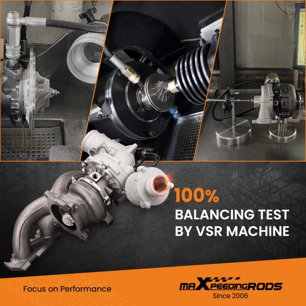 Turbocharger with Exhaust Manifold compatible for AudiA4 A5 A6 S4 S5 compatible for VW Volkswagen 2.0 TFSI 06H145702L