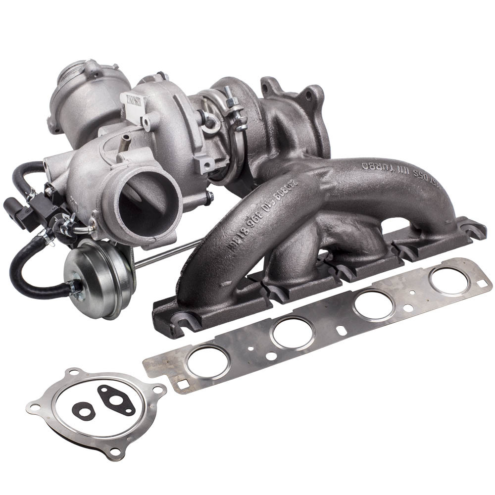 Turbocharger with Exhaust Manifold compatible for AudiA4 A5 A6 S4 S5 compatible for VW Volkswagen 2.0 TFSI 06H145702L