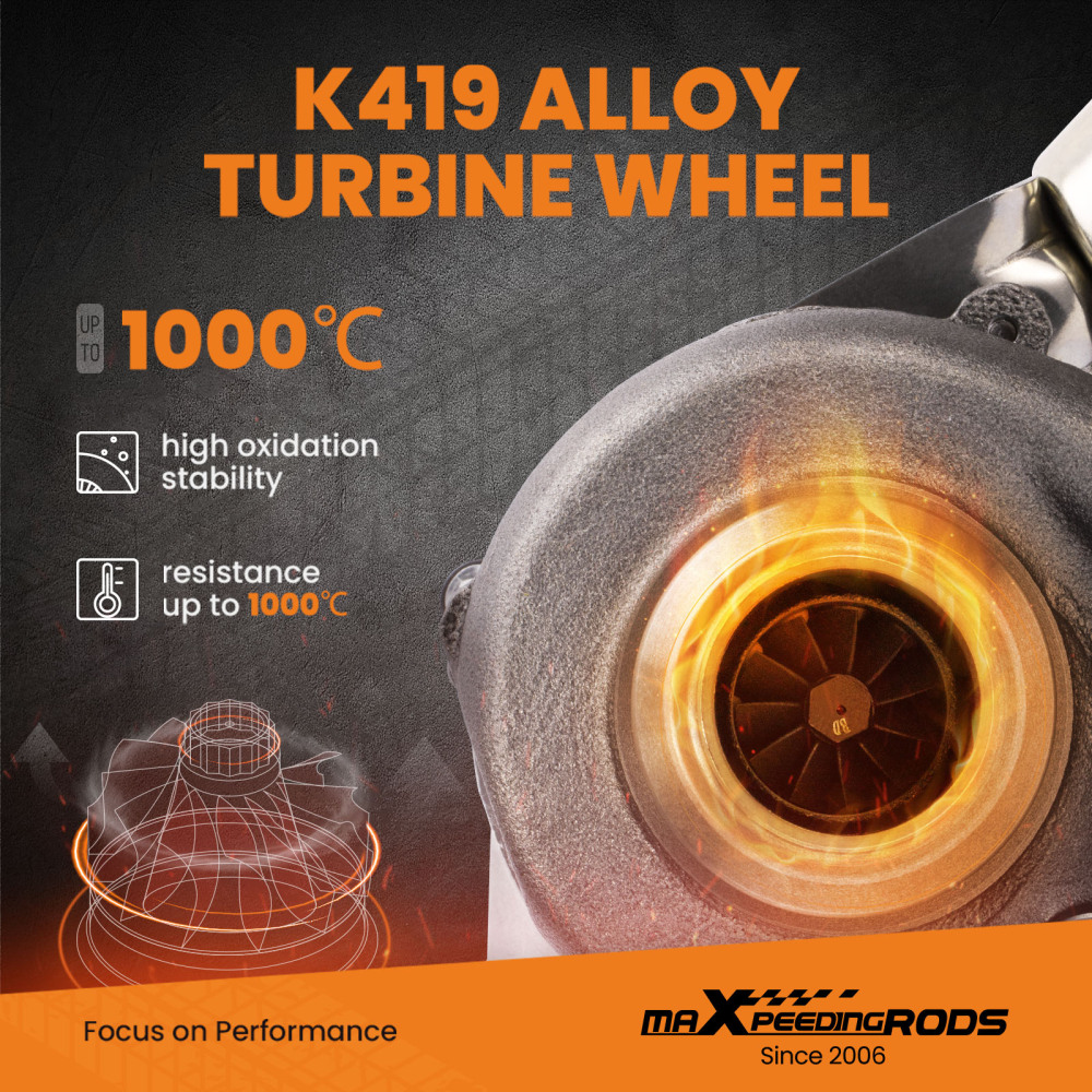 Billet turbo 753420 compatibile per Citroen C2 C3 C4 C5 compatibile per Peugeot 206 207 307 308 407 1.6L D