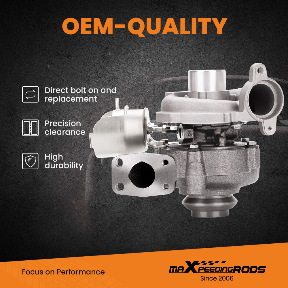 Turbocharger w/ Oil Sump Strainer compatible for Peugeot 307 407 Gt1544v 1.6 110/115ps
