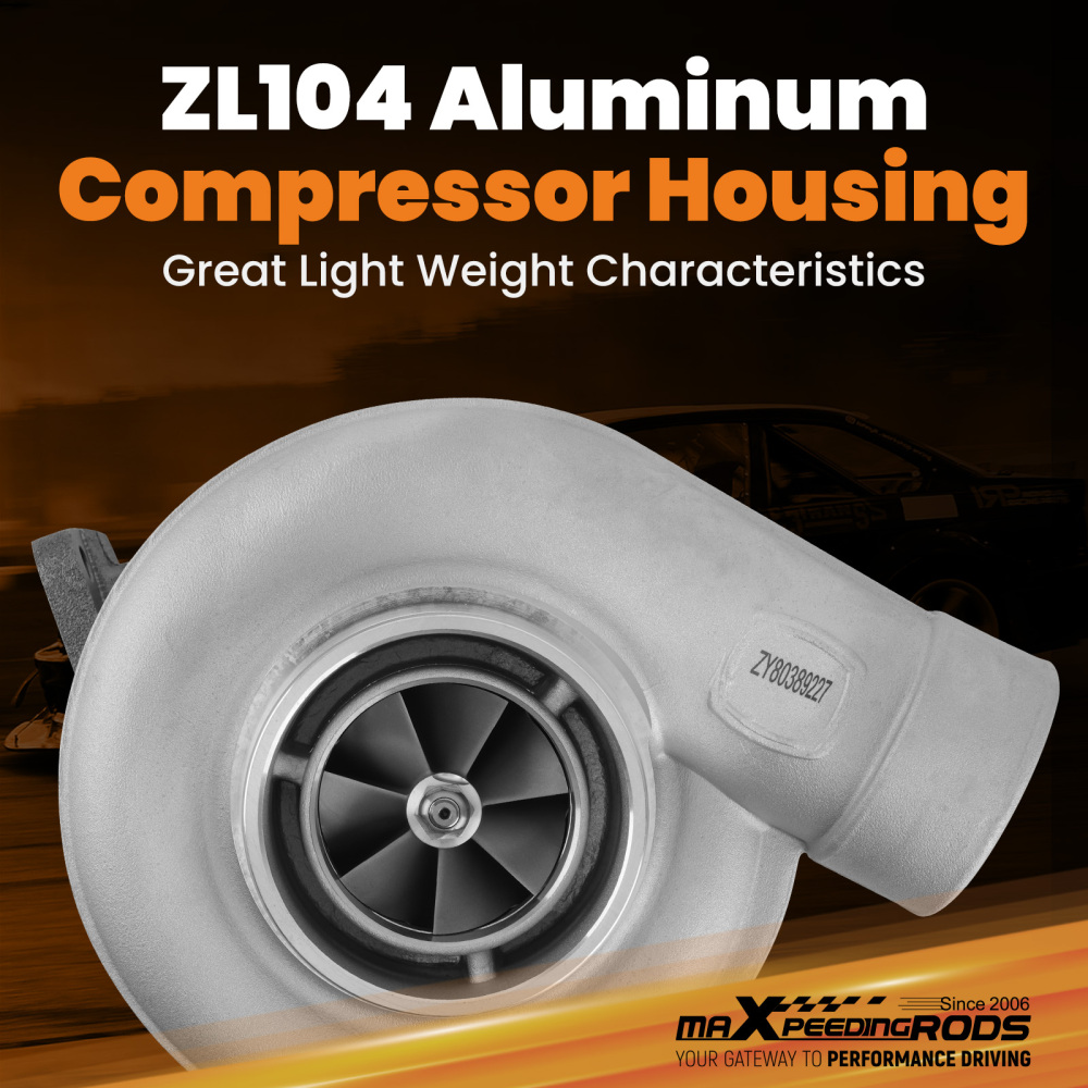 Universal Turbocharger with Gasket Twin Scroll Power up to 300-800HP 177281