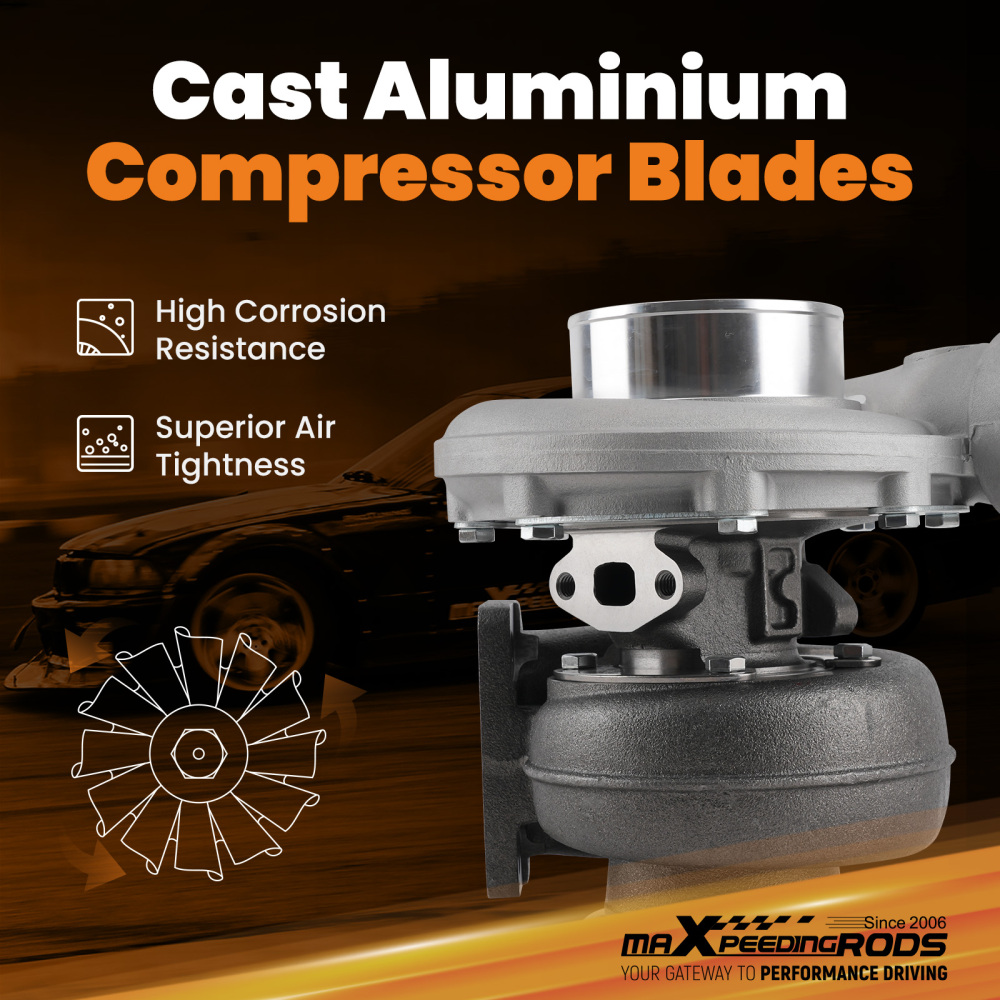 Turbo Turbocharger S300SX3-S366 A/R .91 T4 320-800HP Twin Scroll 177275