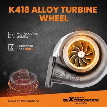 Turbo Turbocharger SX S300SX3 Twin Scroll A/R .91 66mm Inducer Oil Cooling VBand