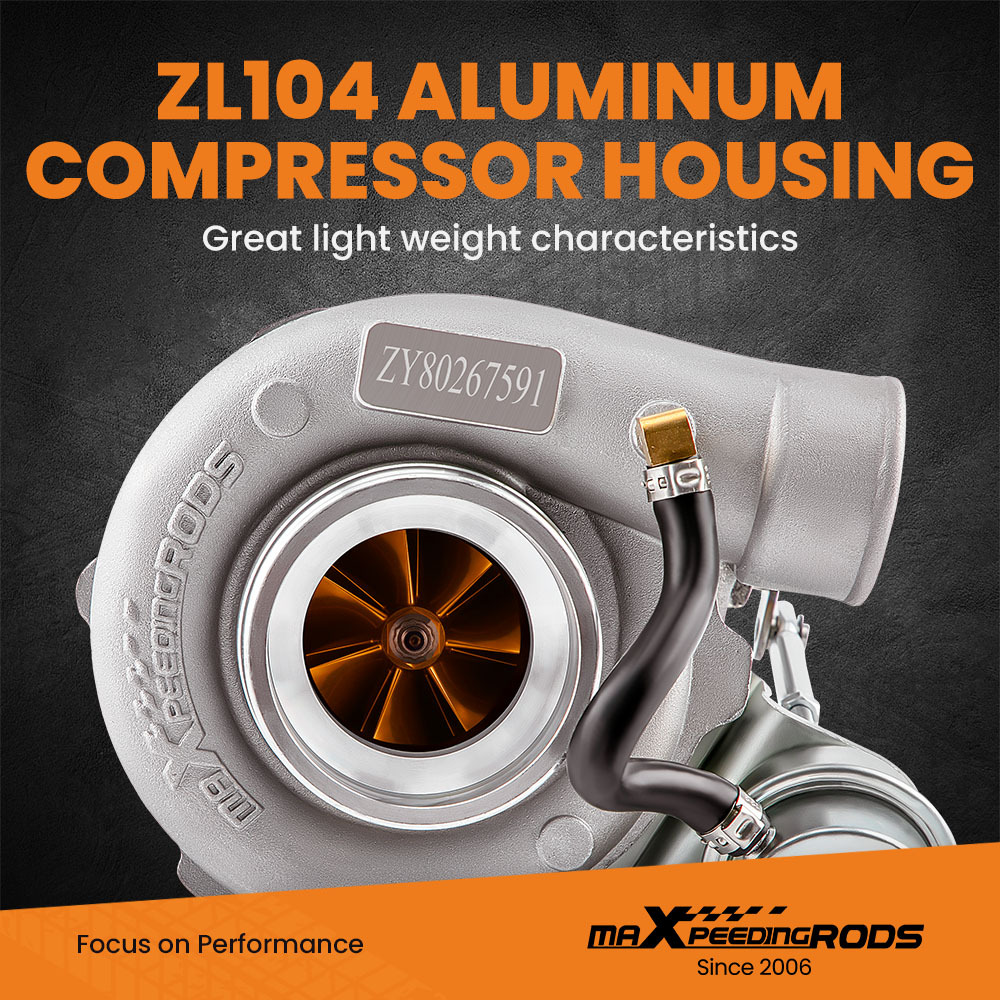 Street Turbo High quality for GT25 GT28 GT2871 GT2860 AR.60 .64 Water+Oil Cooling billet compressor wheel