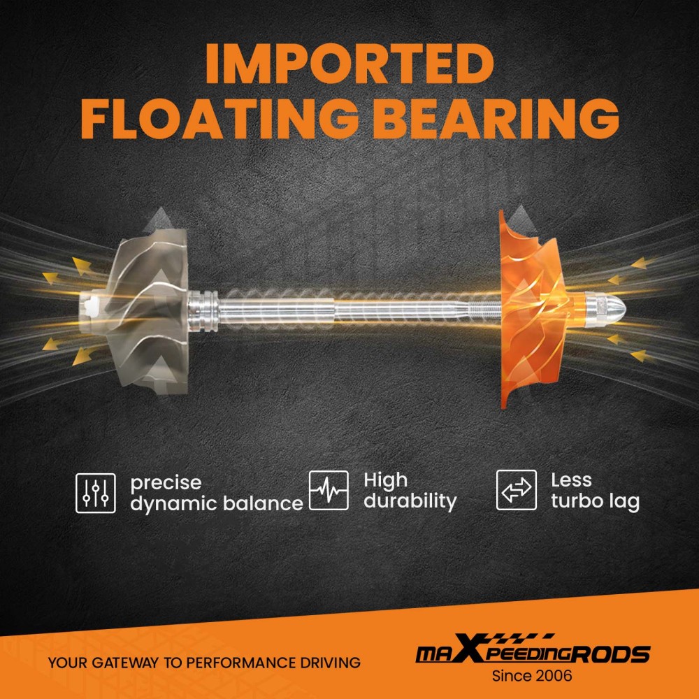 Billet GT28 GT2871 GT2860 Universal Turbo Compressor A/R .64 Turbine Wet Float