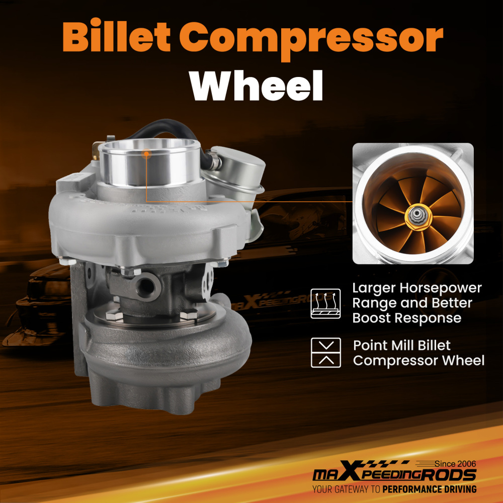Billet GT2860  A/R .60 turbine A/R .64 T25 T28 oil water turbocharger GT2871