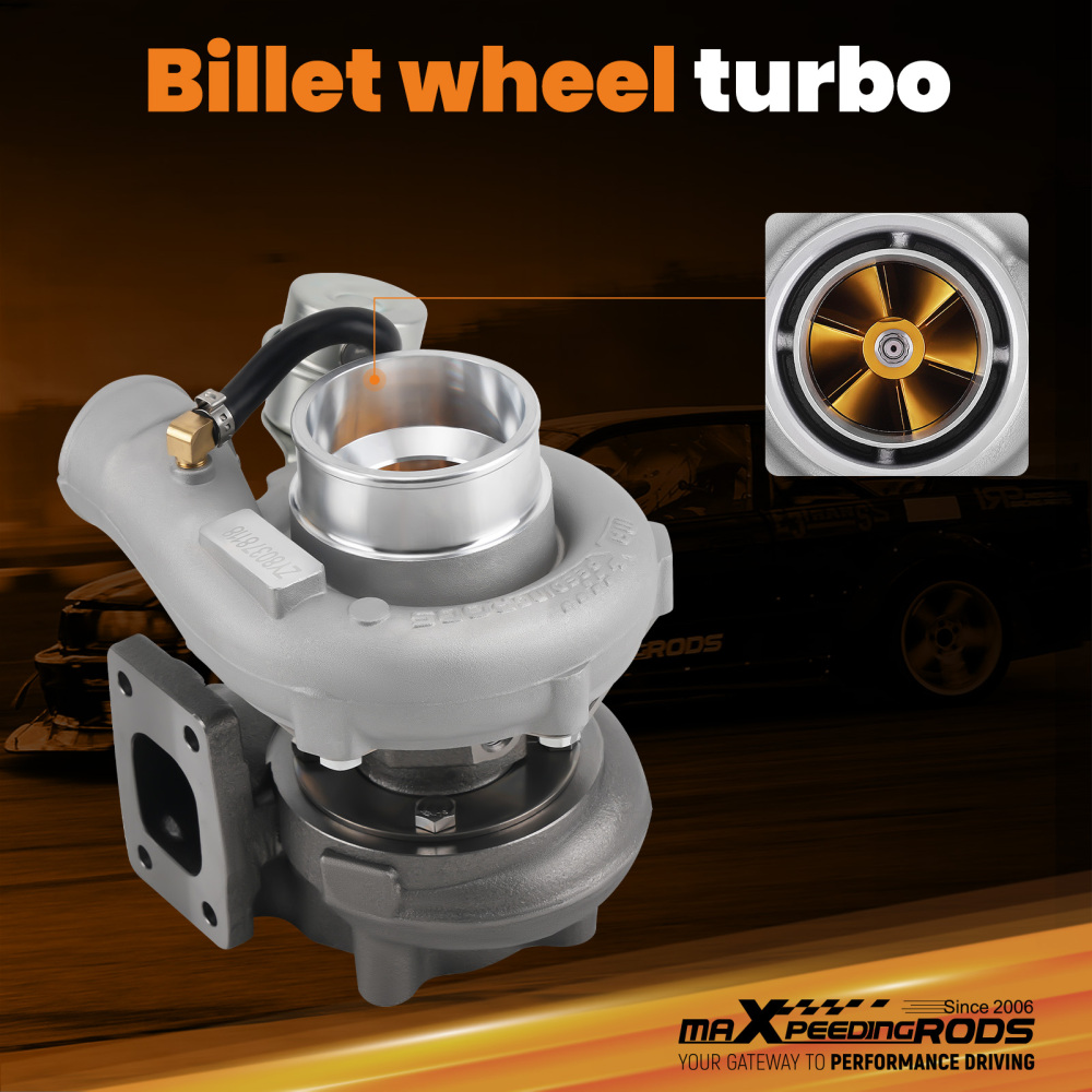 GT2871 GT2860 Universal Billet Turbocompresor Brida T25 Trim 48/76 A/R 0.6 0.64