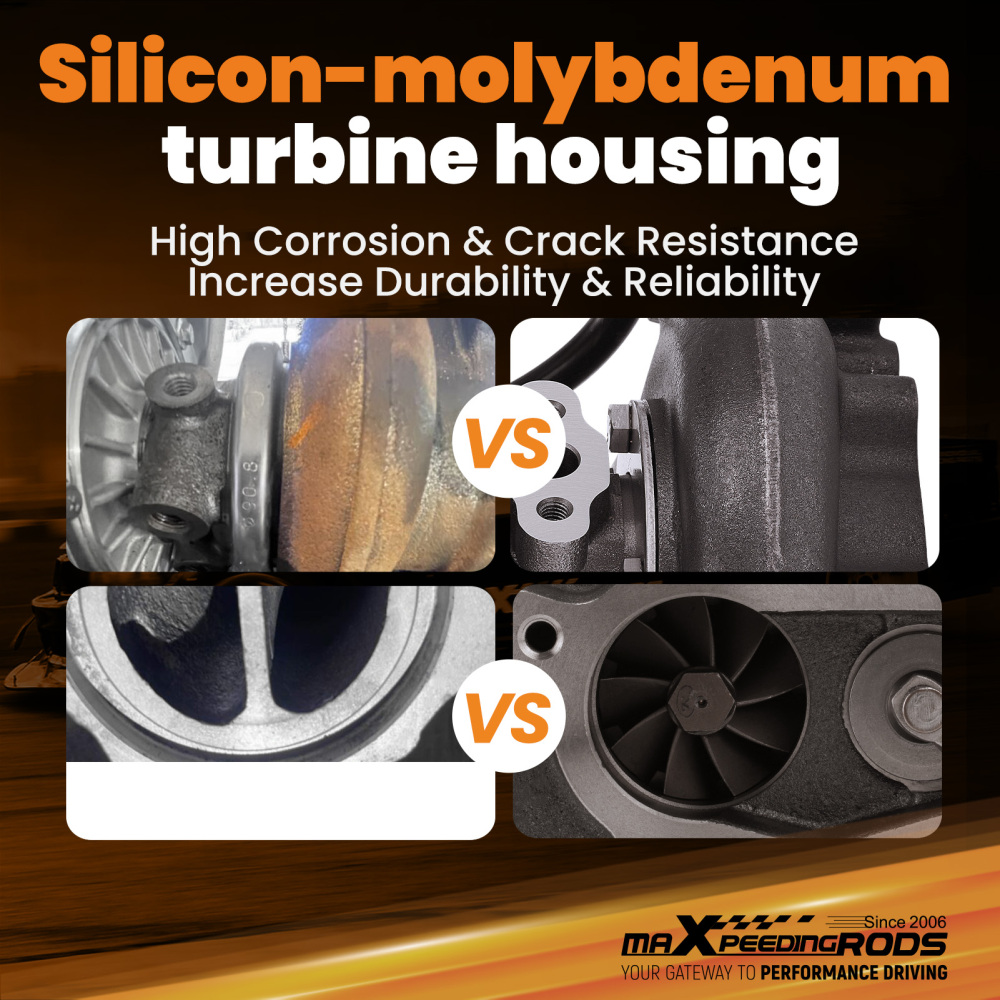 GT2871 GT2860 Universal Billet Turbocompresor Brida T25 Trim 48/76 A/R 0.6 0.64