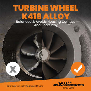 Billet Compressor Wheel street turbo for GT3071 GT3076 Turbo compatible for charger Floating Wet Bearing Turbocharger