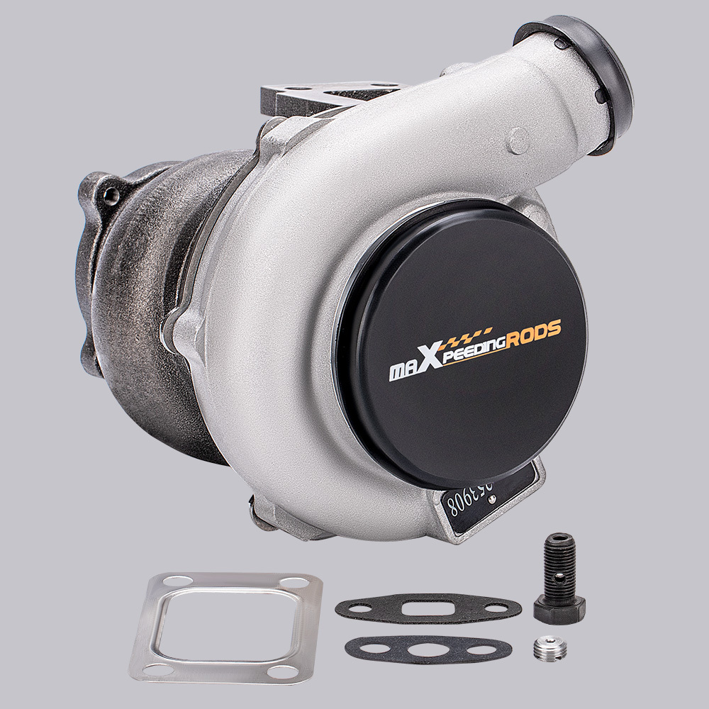 Strada di Caricabatterie turbo universale per GT3037 500HP compatibile per tutti i motori 4/6 cyl 2.5L-3.0L Turbocompressore con ruota del compressore in billet