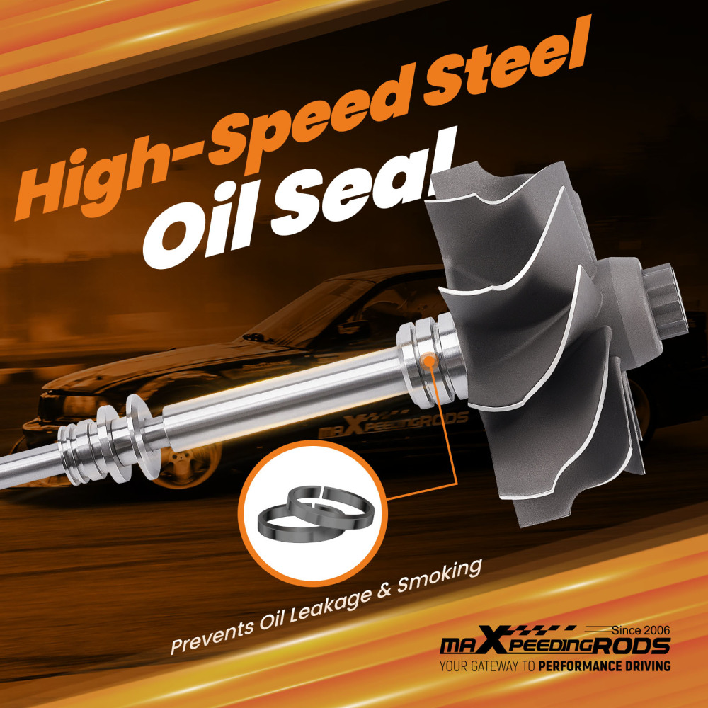 Ball Bearing Turbo Up to 1050HP Billet Comp Wheel 0.8 A/R V-band Turbine Housing