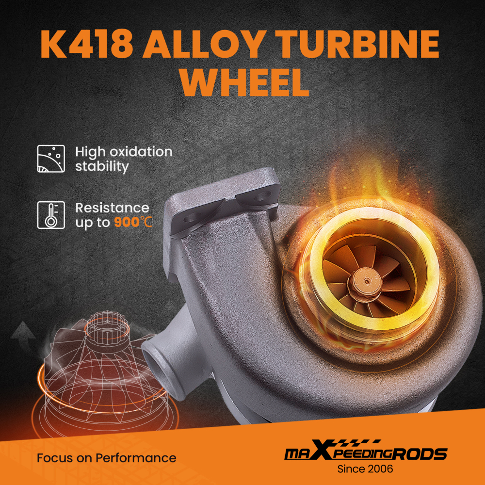 Compatible for Dodge D250/350 W250/350 5.9L 6BT 1989-1990 H1C 3526739 Diesel Turbocharger 