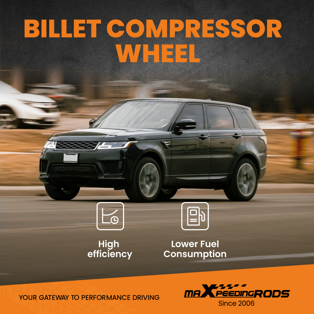 Street Racing Turbocompresor per GT35 GT3582 GT3582R turbina T3 flangia 4 bulloni Turbocompressore con ruota del compressore in billet