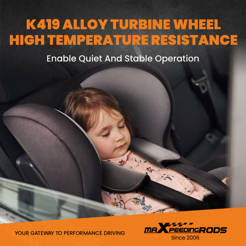 Street Racing Turbocompresor per GT35 GT3582 GT3582R turbina T3 flangia 4 bulloni Turbocompressore con ruota del compressore in billet