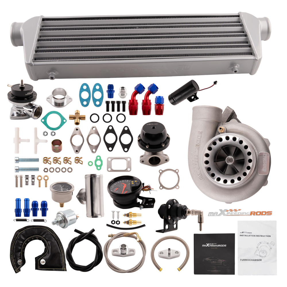 Universal Turbo Kit Perfect For 2.5-6.0L engine for GT35 GT3582 Turbo compatible for Charger