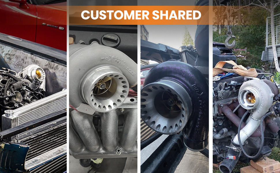 Billet GT3582 AR.70 .63 Float Bearing Turbo compatible for Nissan Safari compatible for Patrol 4.2L TD42