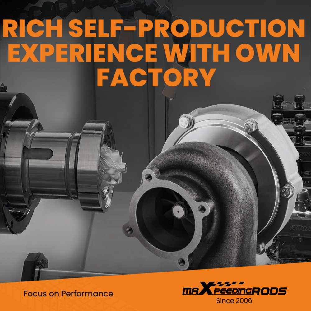 Billet GT3582 AR.70 .63 Float Bearing Turbo compatible for Nissan Safari compatible for Patrol 4.2L TD42