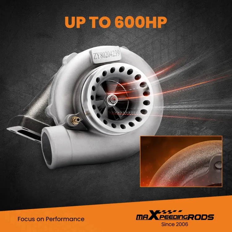 Maxpeedingrods T3/t4 T04e Turbocompresseur à Bande V Turbo.63 A/r Avec Wastegate Interne