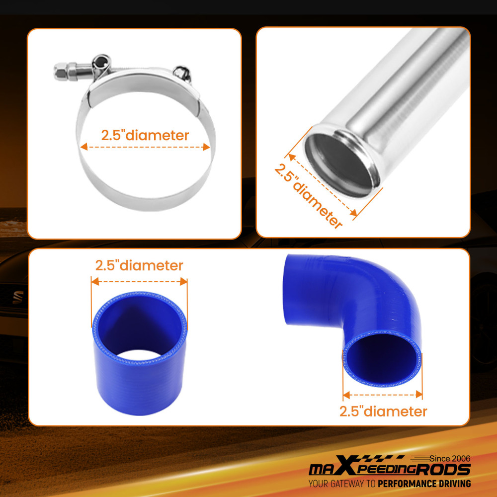 GT35 GT3582 Turbo compatible for Nissan Safari compatible for Patrol 4.2L TD422.5 64mm Intercooler Pipe