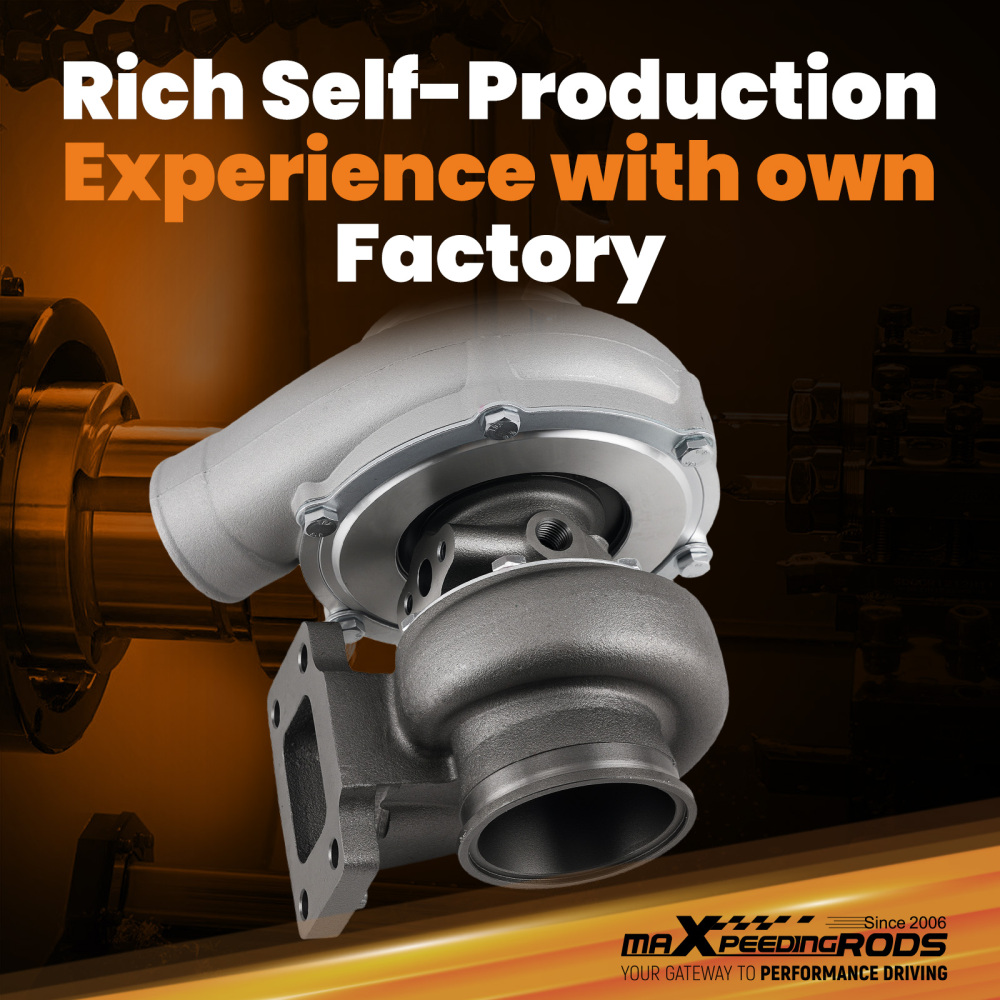 GEN2 Universal A/R 0 .7 Turbocharger 600HP for 4/6 Cylinder 2.5L-6.0L Engines