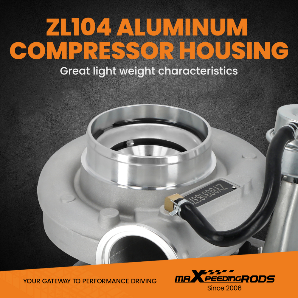 Turbocharger HX35 HX35W compatible for Dodge Ram Cummins 5.9L Truck 6BT Diesel 1999-2002