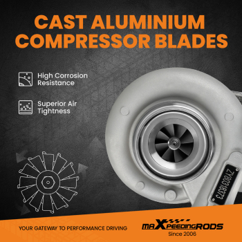 Turbocharger HX35 HX35W compatible for Dodge Ram Cummins 5.9L Truck 6BT Diesel 1999-2002