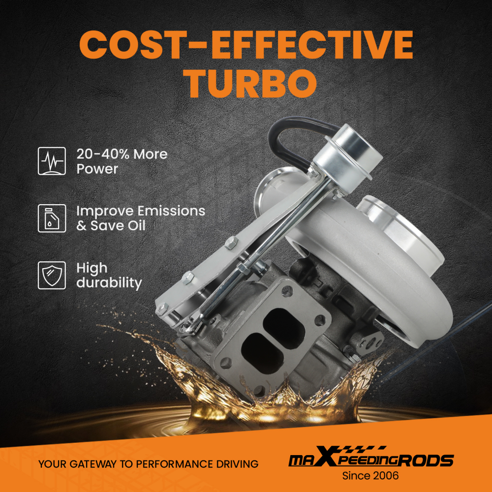 Turbocharger HX35 HX35W compatible for Dodge Ram Cummins 5.9L Truck 6BT Diesel 1999-2002