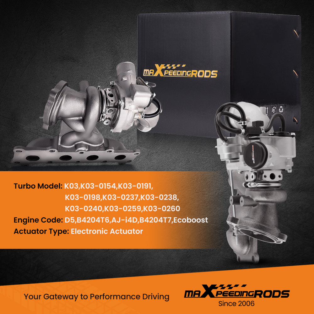 K03 Turbo compatible for Charger Compatible for Ford Focus III 2.0L 184KW 250PS 2012-2016