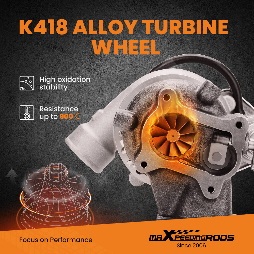 Compatible for Toyota Hiace Hilux 4 Runner CT20 2.4 2L-T 17201-54060 turbo turbocharger 