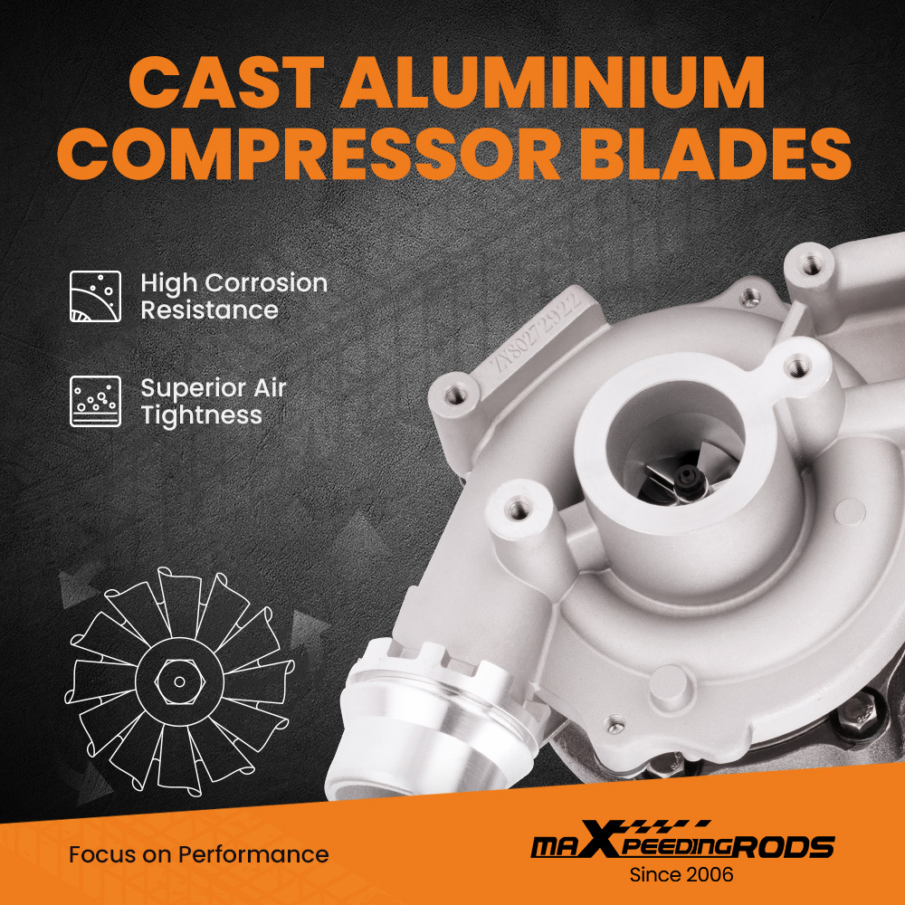 Turbocompresor compatible para Nissan Qashqai Ii compatible para Renault 1.5 Dci 81kw 110ps 54389700002 NEW