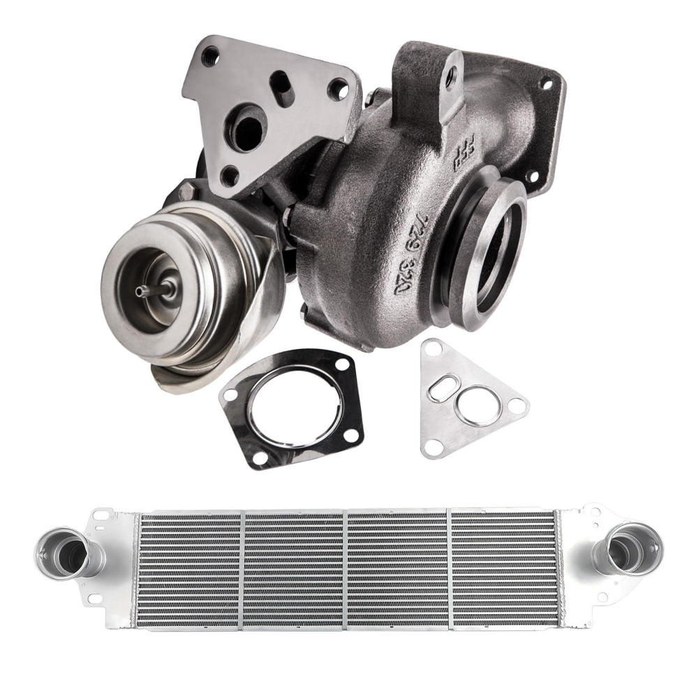 Turbocharger+ Intercooler compatible for VW Volkswagen T5 2.5TDI AXD 96KW 729325 7H0145804A