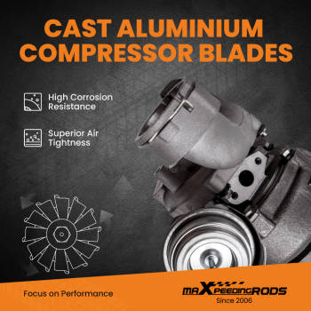 Turbocharger compatible for VW Seat Skoda 2.0 TDI 103kw BKD 03G253019H 03G253014J w/ Gasket