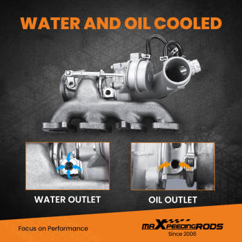 Turbocharger 781504 Compatible for Buick Encore 1.4L 2013-2019 781504-5004S	