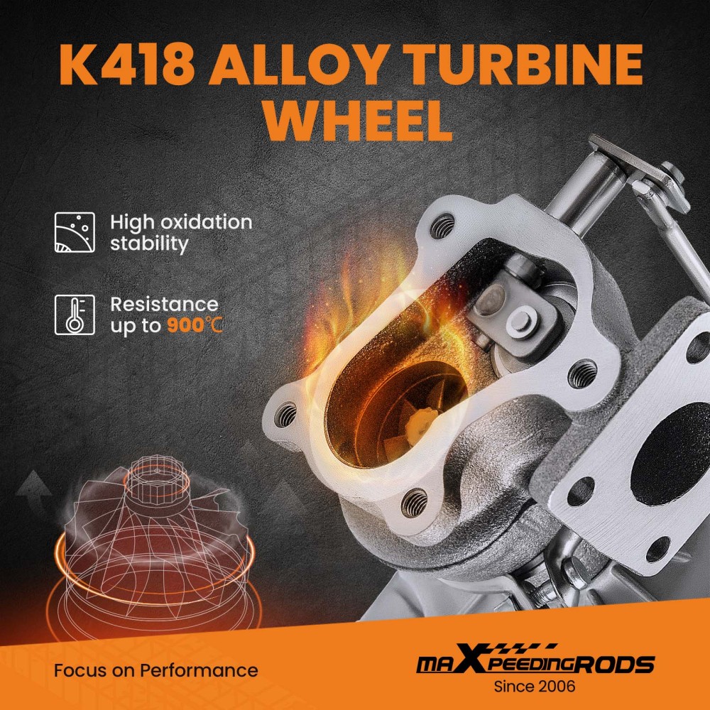 Turbo compatible for charger RHF4H Turbine compatible for Isuzu D-MAX Dmax 2.5TD 136HP 4JA1-L 2004 2005