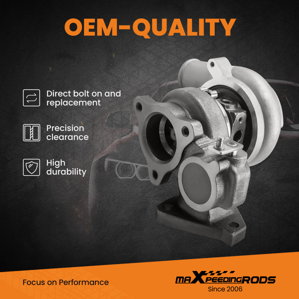 Turbo Turbocompresseur compatible pour Mitsubishi L200 Pajero 2.5 L 4D56 TD04 TF035 Water