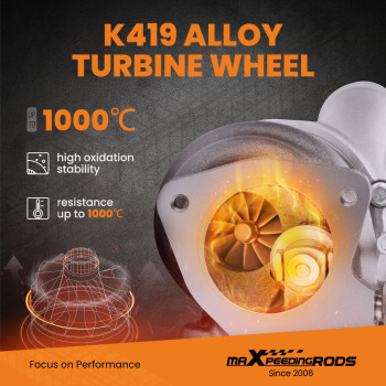 Turbocharger Billet Compressor Wheel Turbo compatible for Mini Cooper S R55 R56 R57 1.6 L 11657647003