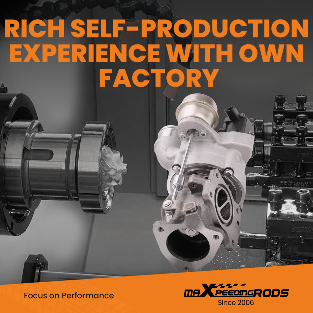 Billet Compressor Wheel Maxpeedingrods 53039880181 Turbocharger 2007-2008 compatible for Mini for Cooper S Models 53039700163