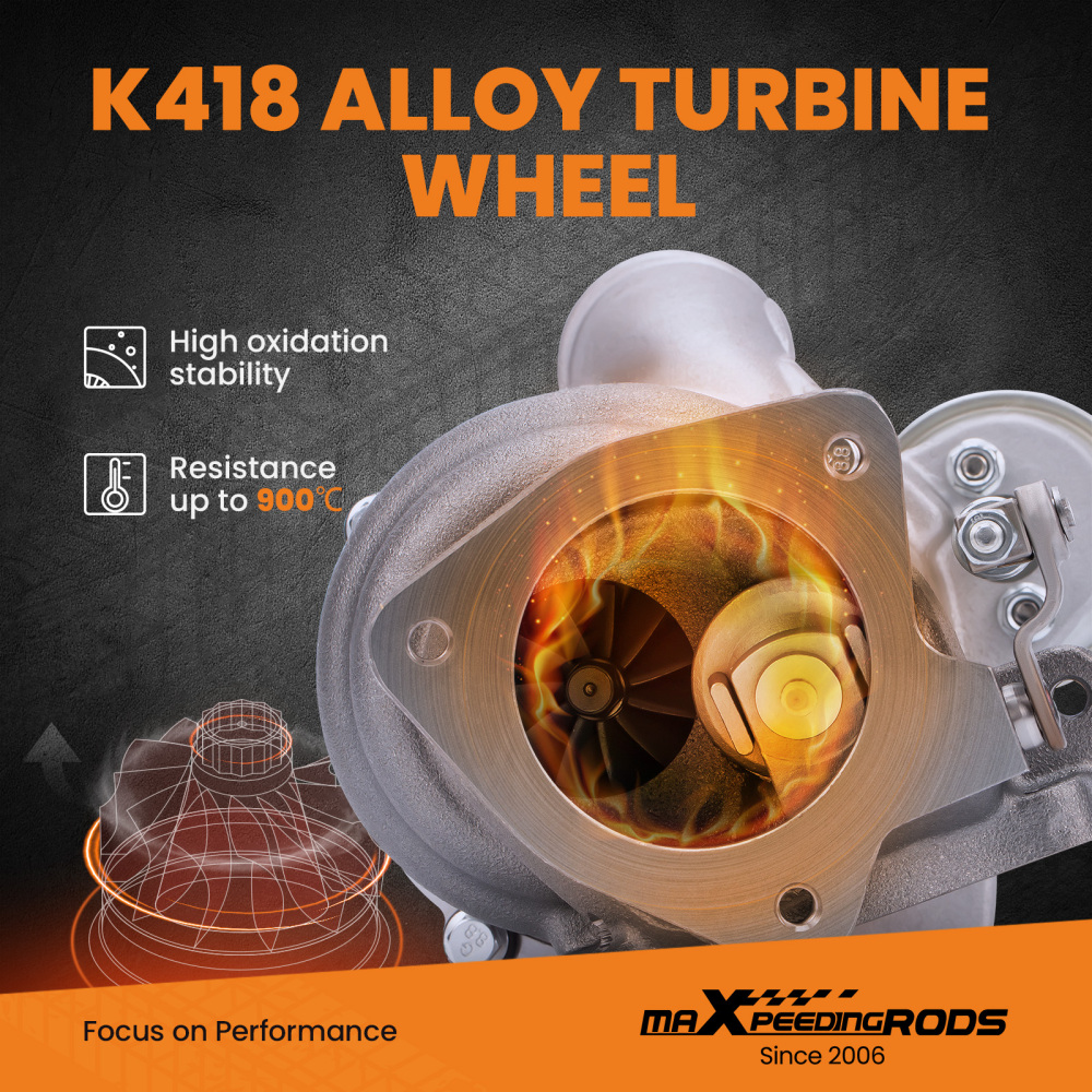 11657565912 Turbocompressore compatibile per BMW Mini Cooper S (R60 R61) EP6CDTS N14 184HP