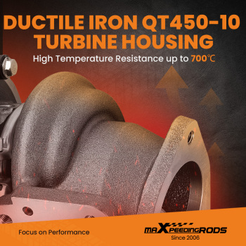 Turbo K03 Turbocharger compatible for Mini Cooper 11657647003 7565424-01 K418 alloy