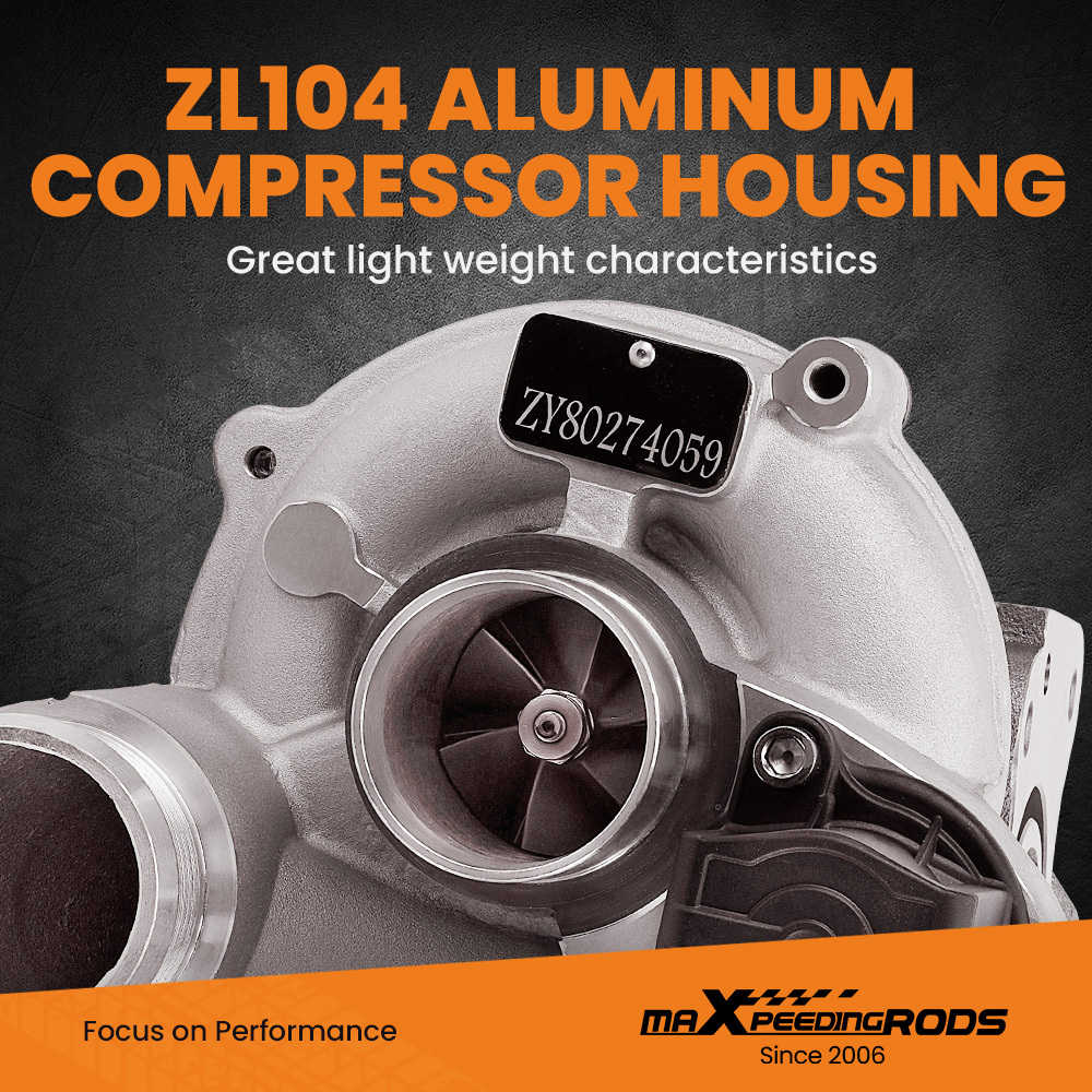 Turbo K03 Turbocharger compatible for Mini Cooper 11657647003 7565424-01 K418 alloy