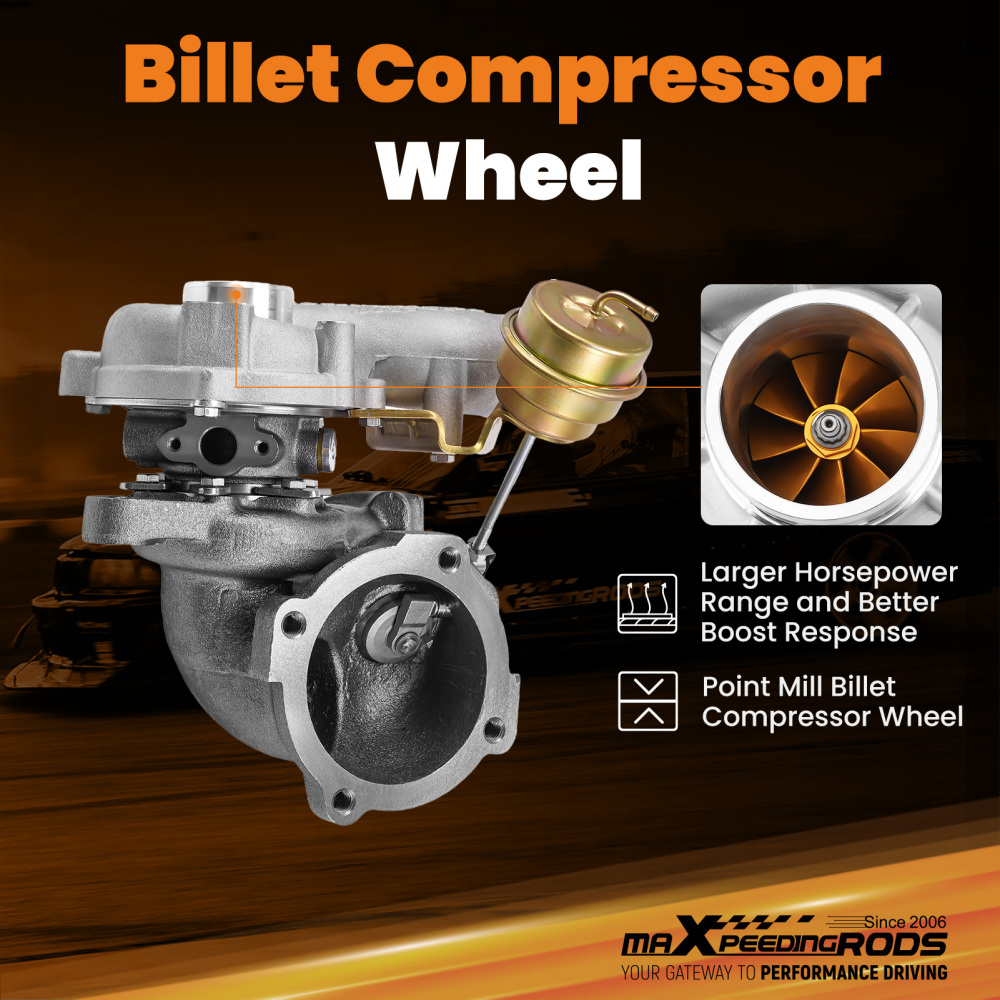 K04 001 Turbo compatible for Audi A3 TT compatible for VW Seat Skoda 1.8T  K03S Upgrade Billet Wheel
