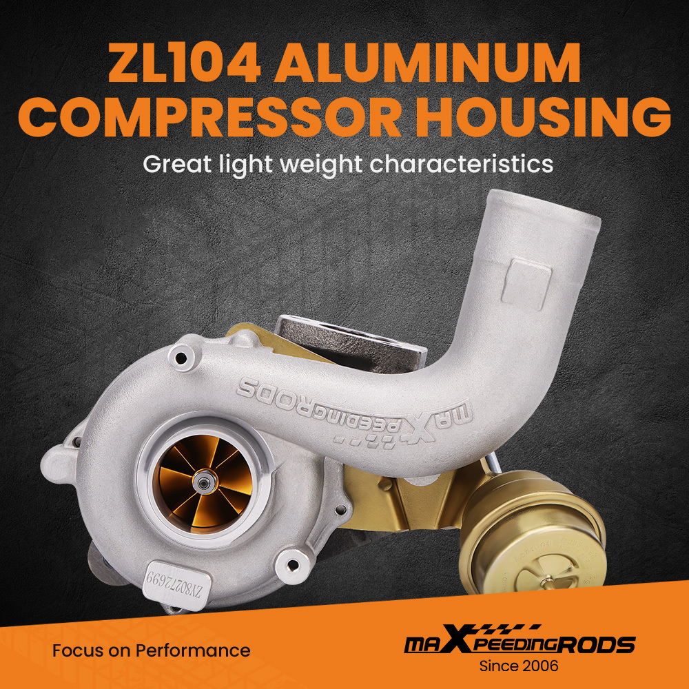 K04 KO4 Turbocharger compatible for Golf GTI Jetta GLI MK4 1.8T Turbo Billet Wheel Upgrade