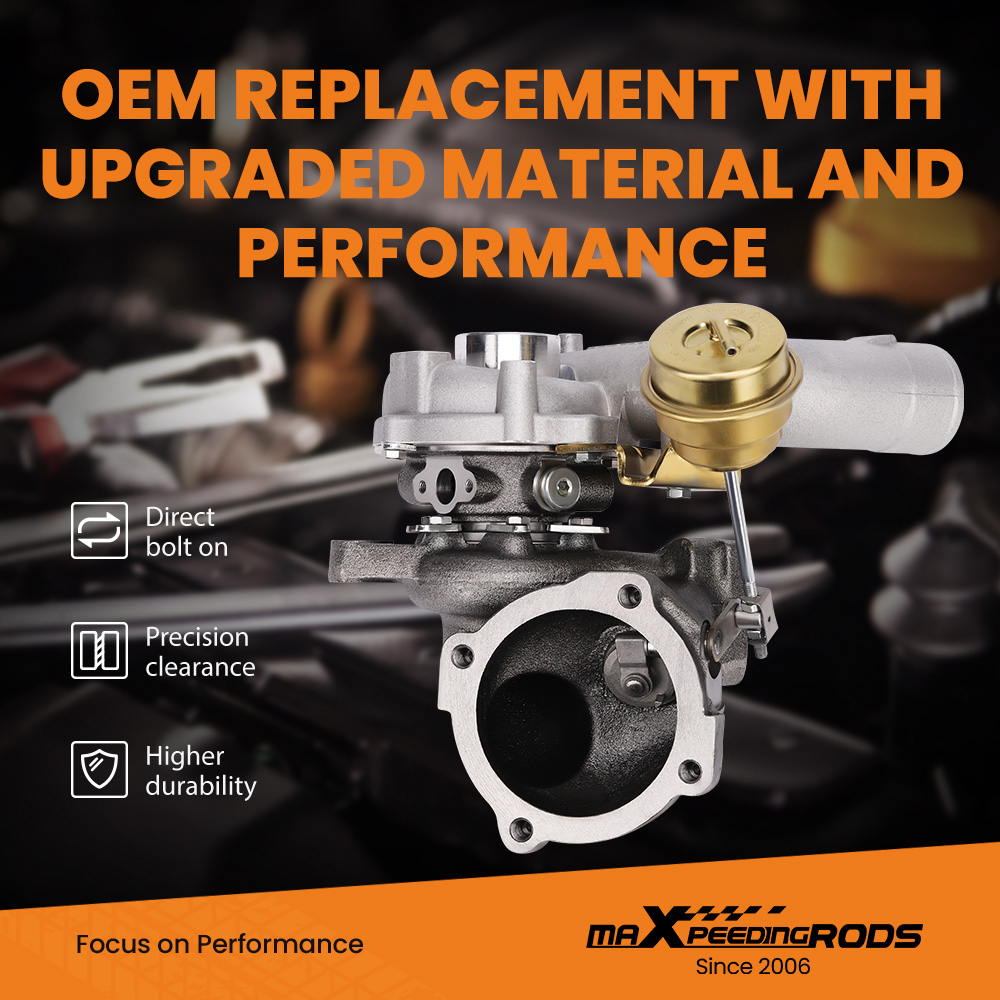 K04 KO4 Turbocharger compatible for Golf GTI Jetta GLI MK4 1.8T Turbo Billet Wheel Upgrade