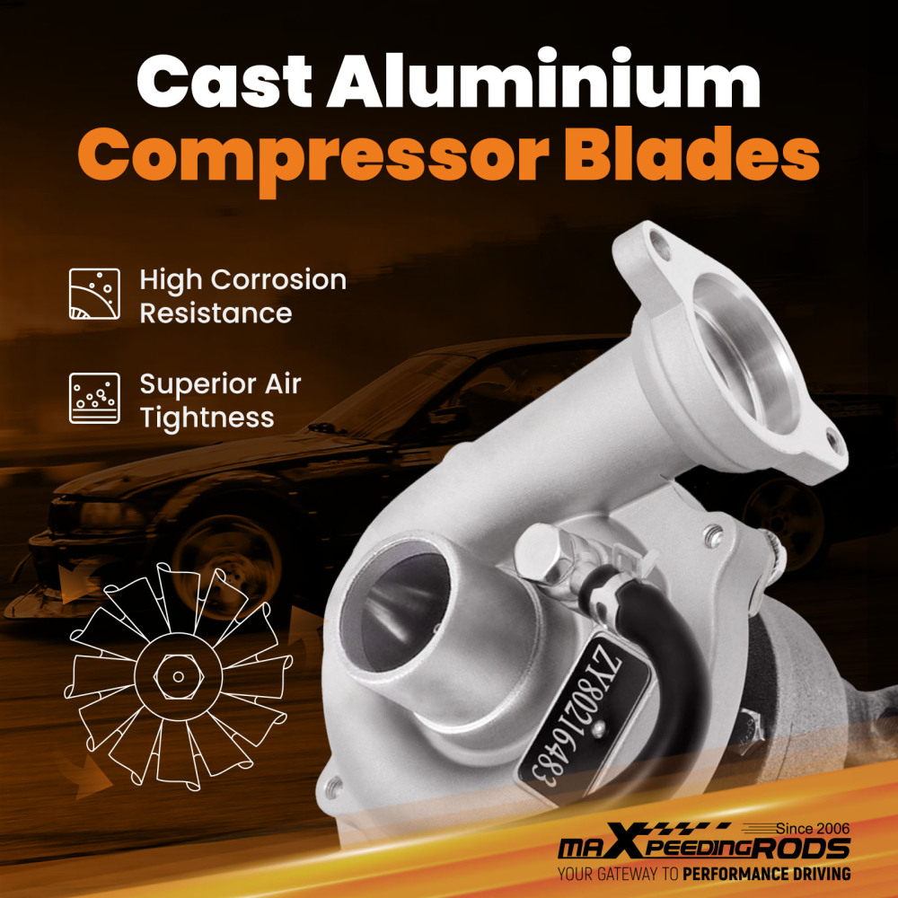 Turbocharger compatible for Citroen C1 C2 C3 Xsara 1.4L D DV4TD / 8HX KP35 Turbo