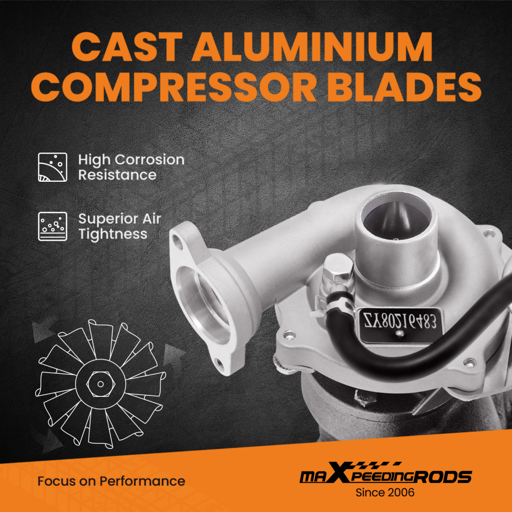 KP35 Turbocharger Turbocompressore Turbina compatibile per Peugeot 206 1.4 HDI 54359700009