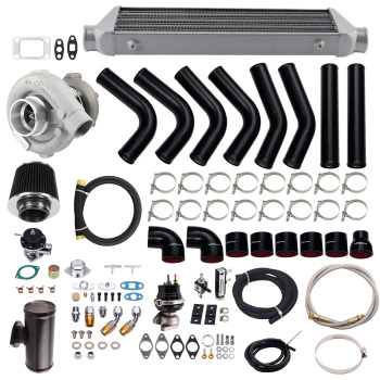 T3 T4 Turbo Kit + Intercooler + Piping+ Wastegate compatible for BMW E36 E46 328i 325I