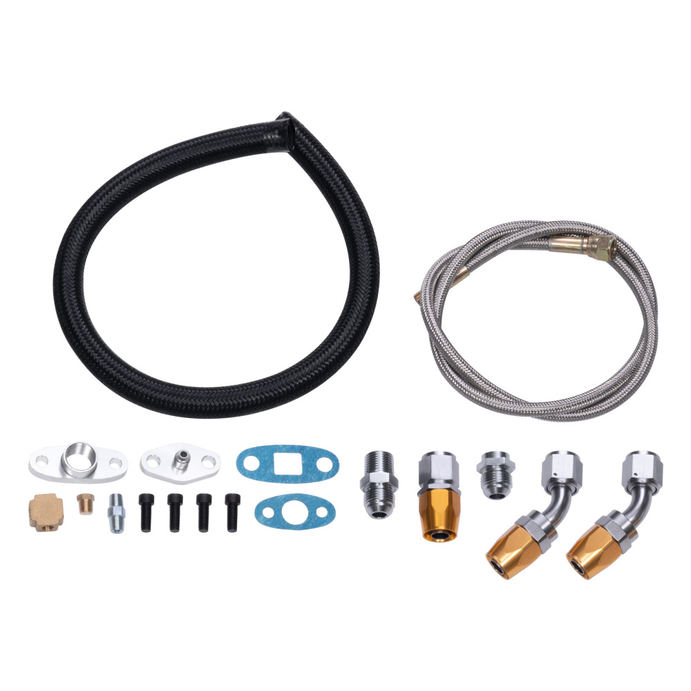 T04E Turbo Kit Wastegate+Intercooler+Tuyauterie compatible pour BMW E36 325i/325is i6