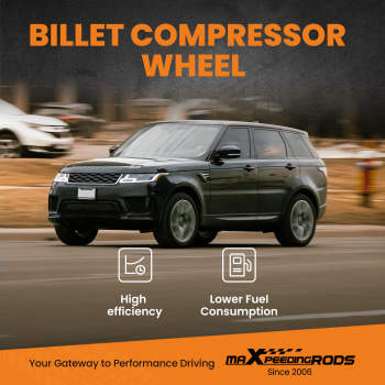 Billet Compressor Wheel Street Type Turbocharger Perfect for all 4 or 6 CYL, 1.5L- 2.5L engines