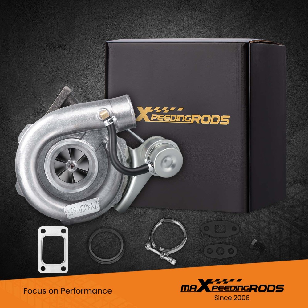 T3 T4 Turbo .63 A/R Oil Hybrid V Band Universal Turbocharger for 4 6 Cyl tcd